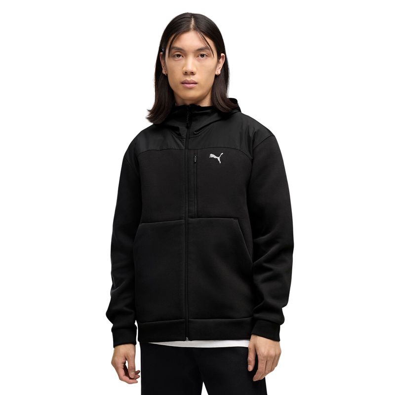 Muški duks PumaTECH Material Mix Full-Zip Hoodie DK