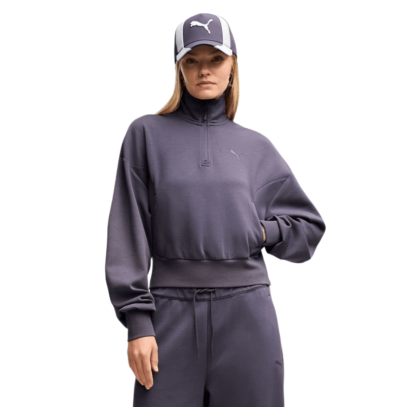 Ženski duks PumaTECH SENSE Balloon Sleeve Soft Touch Half-Zip
