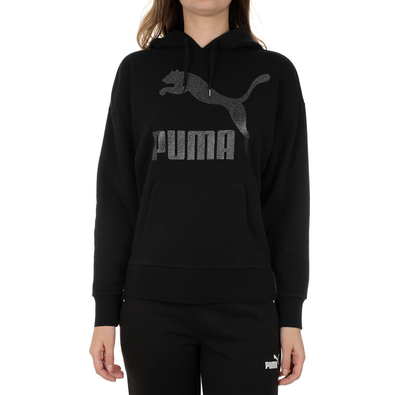 Ženski duks Puma Classics Logo Hoody Regular fit