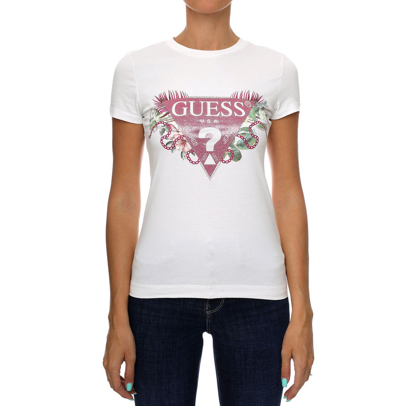 Ženska majica Guess SS CN FLORIA TEE