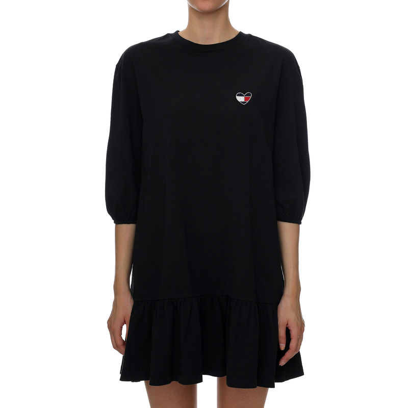 Ženska haljina Tommy Hilfiger HOMESPUN HEART TEE DRESS