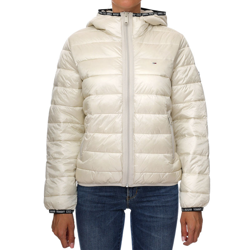 Ženska jakna Tommy Hilfiger QUILTED TAPE HOODED JACKET