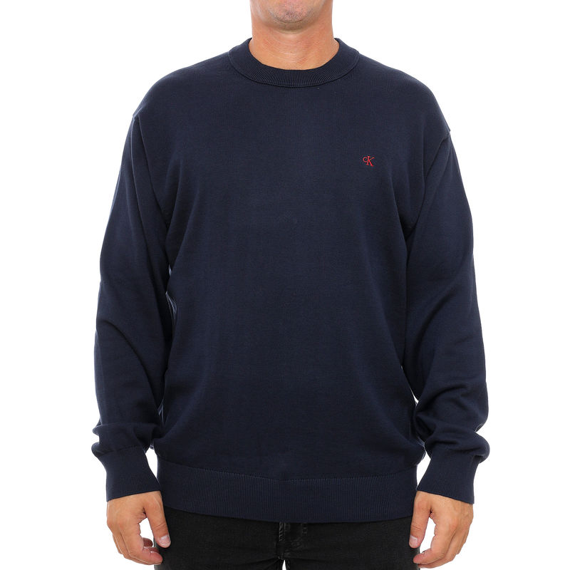 Muški džemper Calvin Klein EU LS COTTON RELAXED CREWNK SWEA