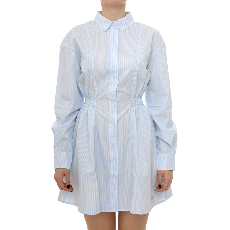 Ženska haljina Tommy Hilfiger TJW F&F PINSTRIPE SHIRT DRESS