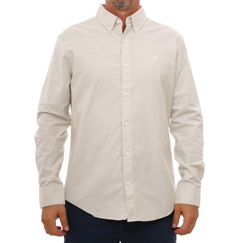 Muška košulja Calvin Klein ls solid oxford classic shirt