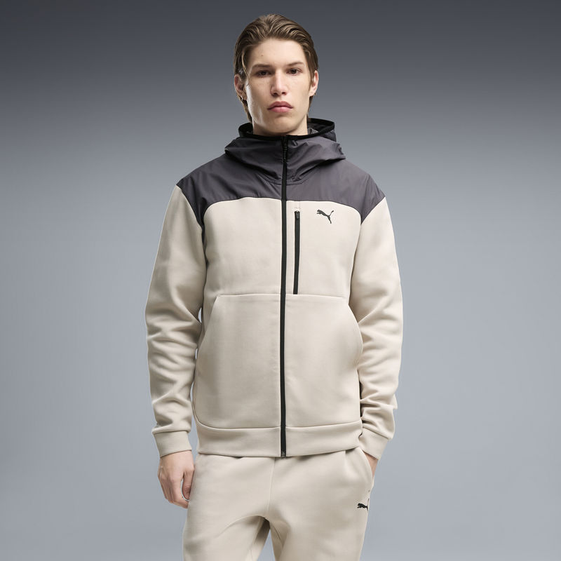 Muški duks Puma PUMATECH Material Mix Full-Zip Hoodie DK