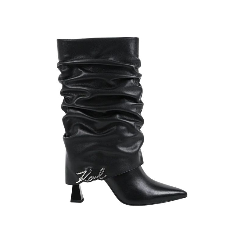 Ženske čizme Karl Lagerfeld Debutante Midi Slouch Boot