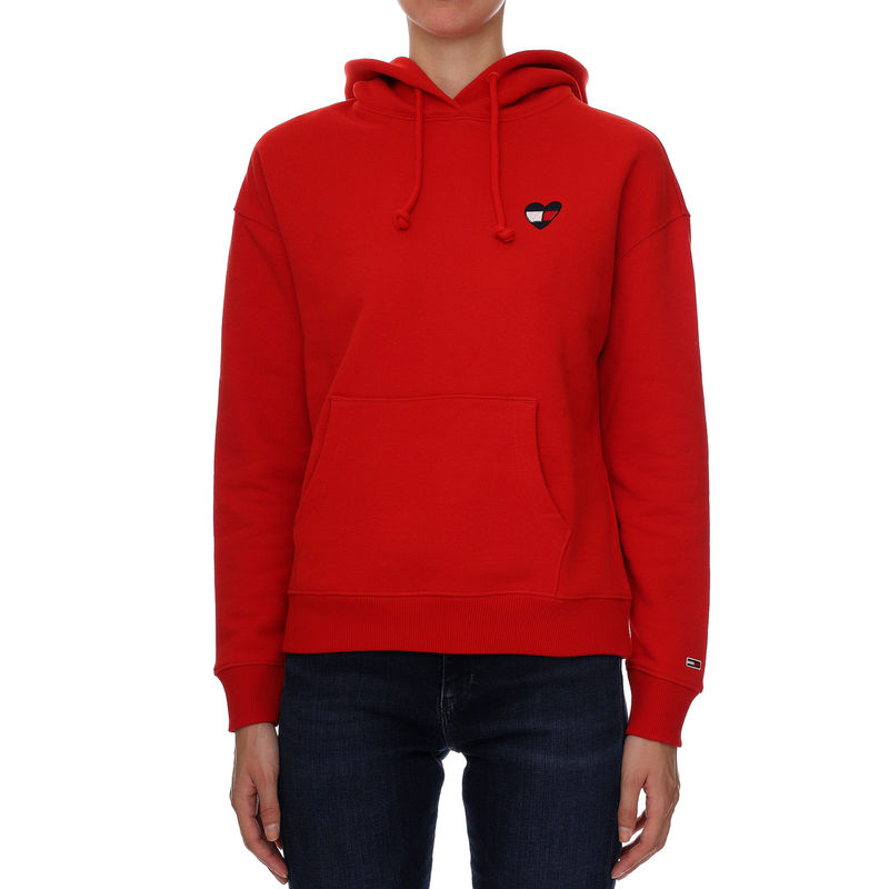 Ženski duks Tommy Hilfiger BXY HOMESPUN HEART HOODIE