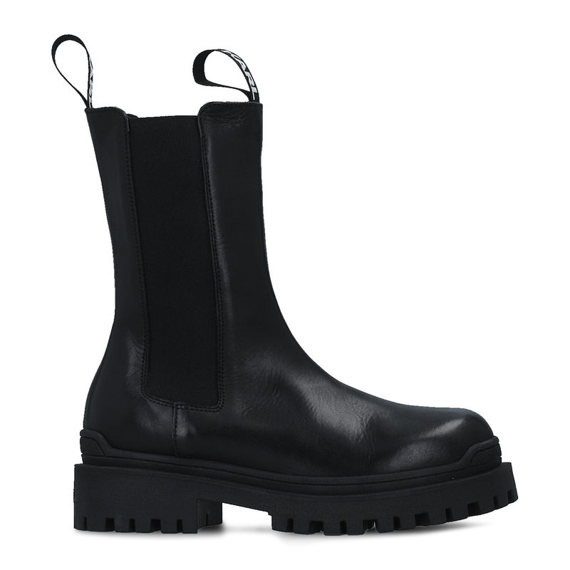 Ženske čizme Karl Lagerfeld BIKER II LONG GORE BOOT