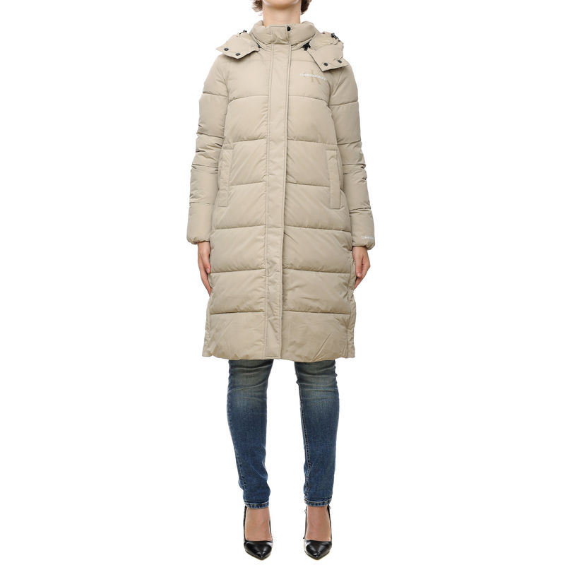 Ženska jakna Calvin Klein Monologo Non Down Long Puffer