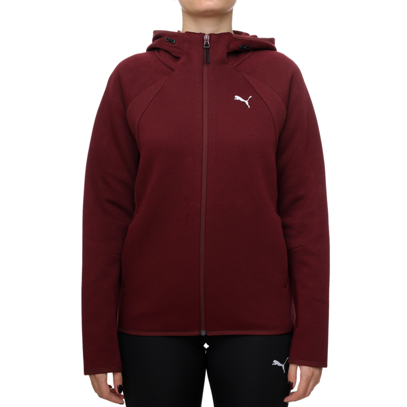 Ženski duks Puma EVOSTRIPE Full-Zip Hoodie DK