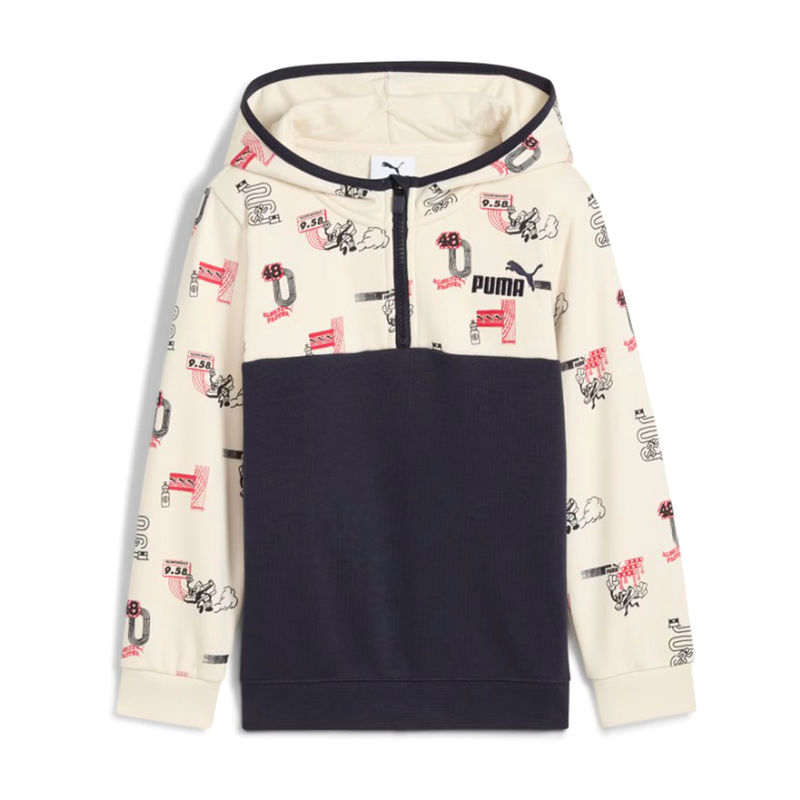 Dječiji duks Puma LITTLE RUNNERS Half-Zip Hoodie PS