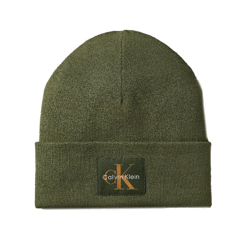 Muška kapa Calvin Klein MONOLOGO PATCH BEANIE