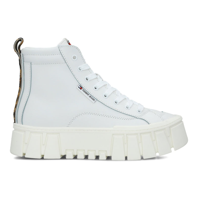 Ženske patike Tommy Hilfiger TJW VULC FLATFORM LEOPARD