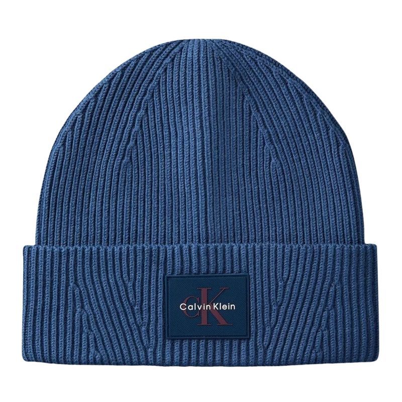 Muška kapa Calvin Klein mono?logo patch rib beanie