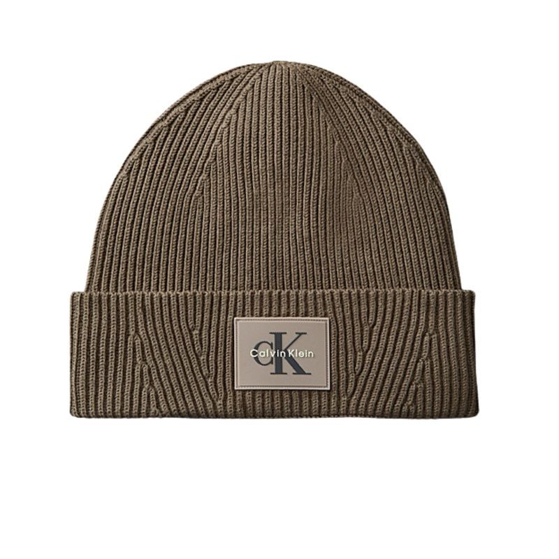 Muška kapa Calvin Klein mono?logo patch rib beanie