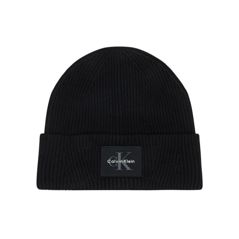 Muška kapa Calvin Klein mono?logo patch rib beanie