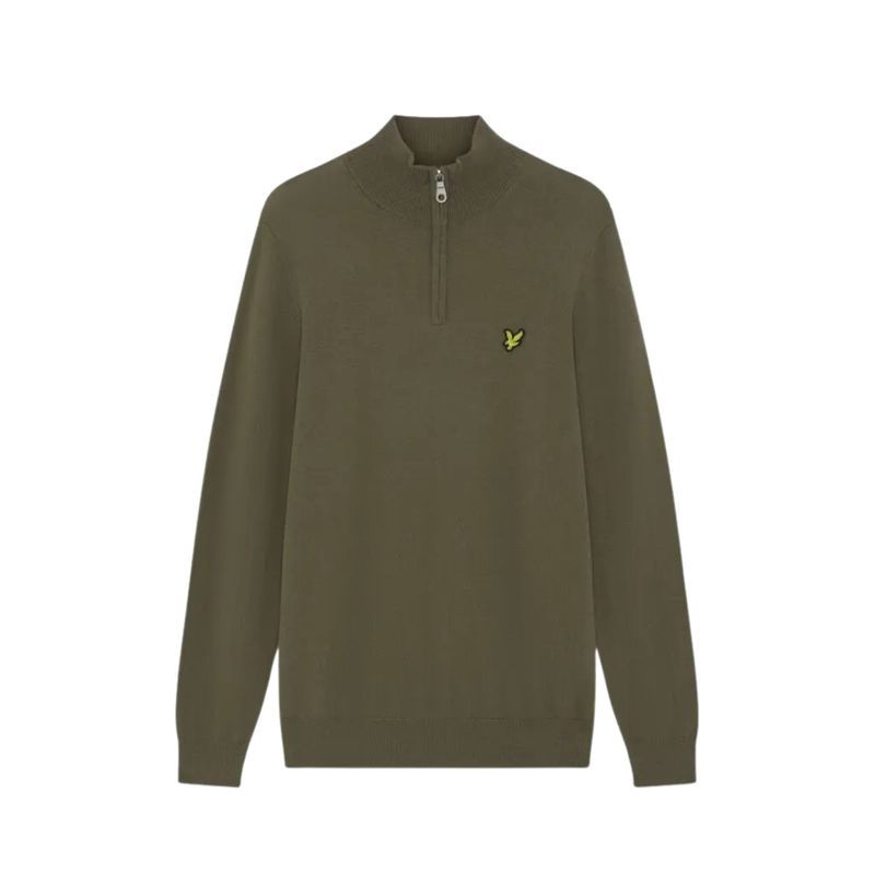 Muški džemper Lyle&Scott Cotton Merino Quarter Zip Jumper
