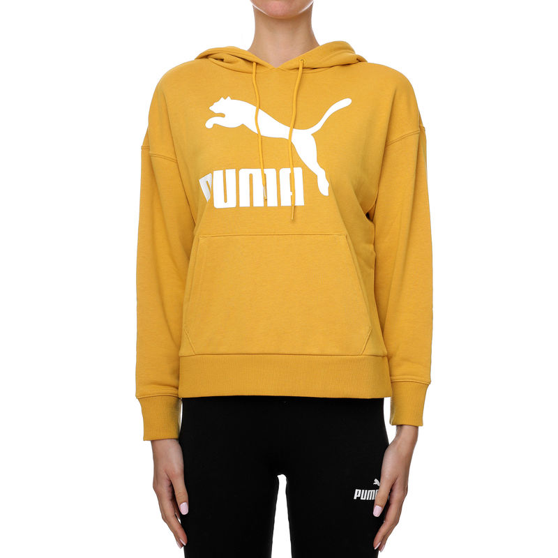 Ženski duks Puma CLASSICS LOGO HOODIE (S)