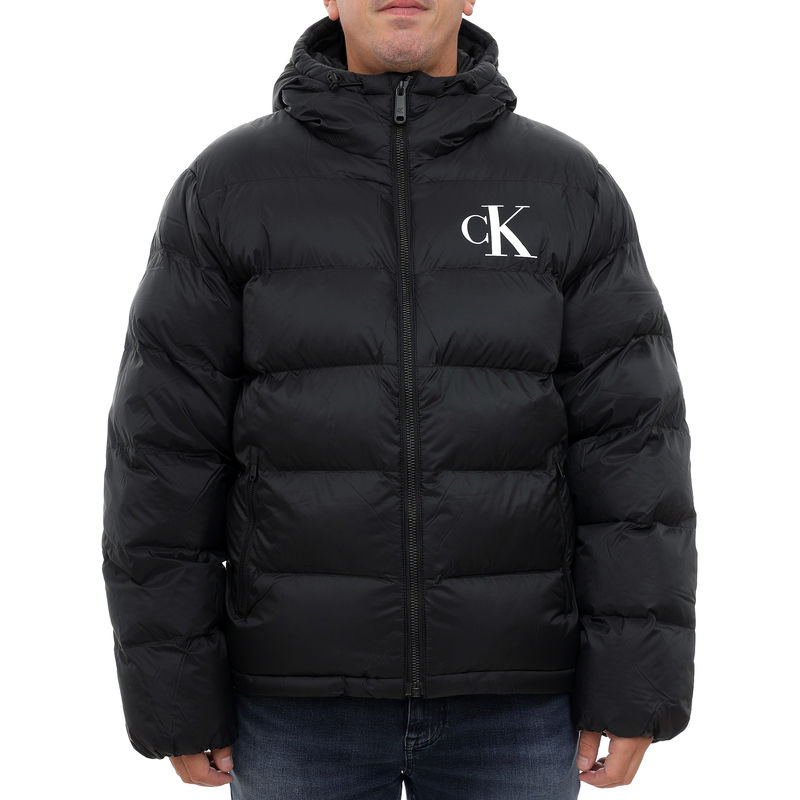 Muška jakna Calvin Klein LS NYLON MONOGRAM PUFFER JKT