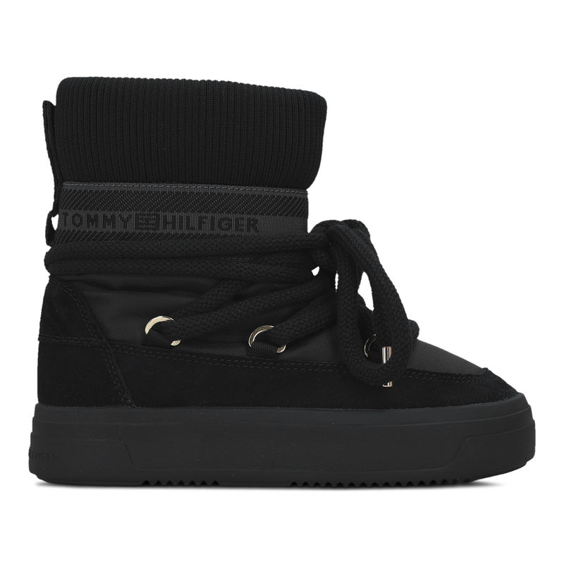 Ženske čizme Tommy Hilfiger TOMMYTECH LOGOTAPE SNOWBOOT WARM