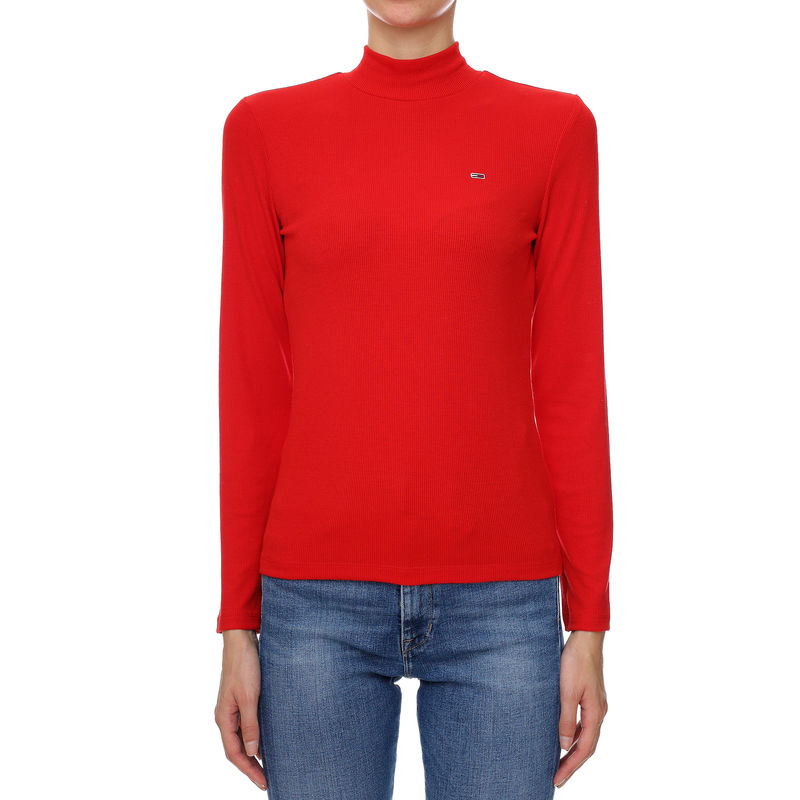 Ženska rolka Tommy Hilfiger TJW RIB MOCK NECK LONGSLEEVE