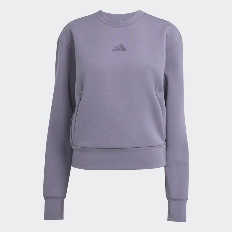 Ženski duks adidas D4T KNIT CREW