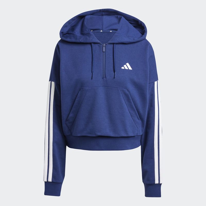 Ženski duks adidas W 3S FT QZ HD