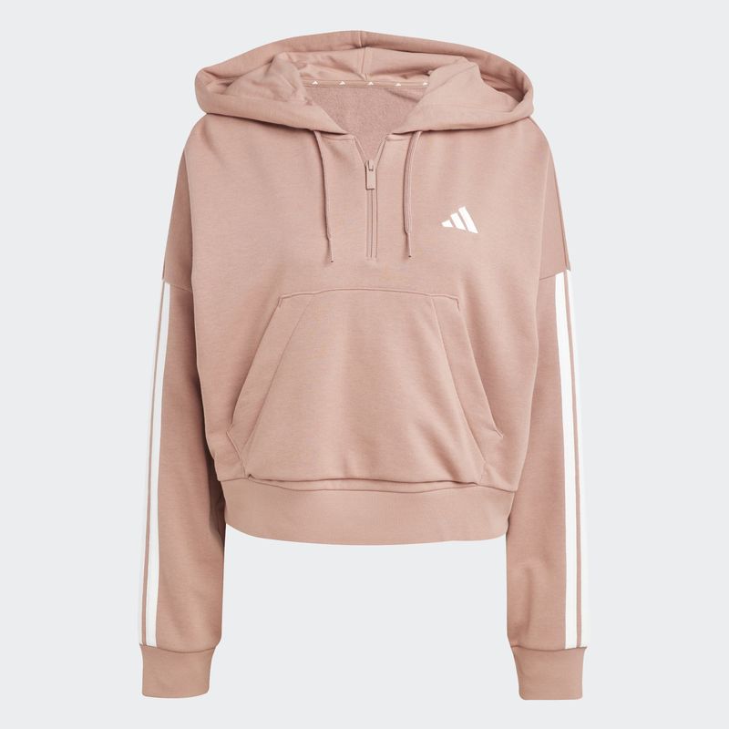 Ženski duks adidas W 3S FT QZ HD
