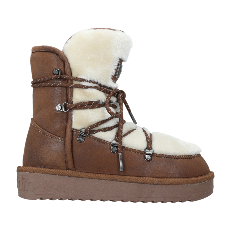 Ženske čizme D Franklin Nordic Trk Fur Camel