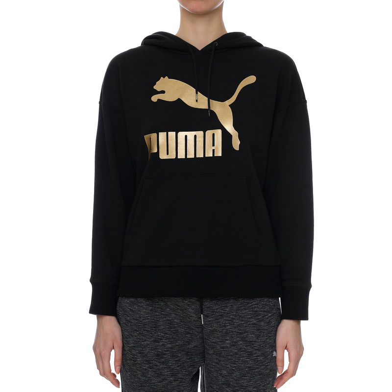 Ženski duks Puma CLASSICS LOGO HOODIE (S)