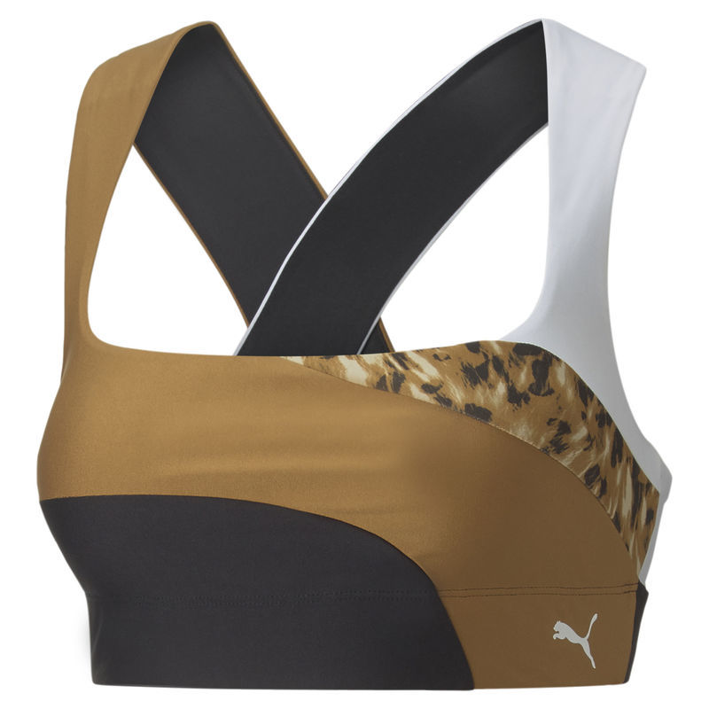 Ženska majica Puma MID IMPACT SAFARI GLAM BRA