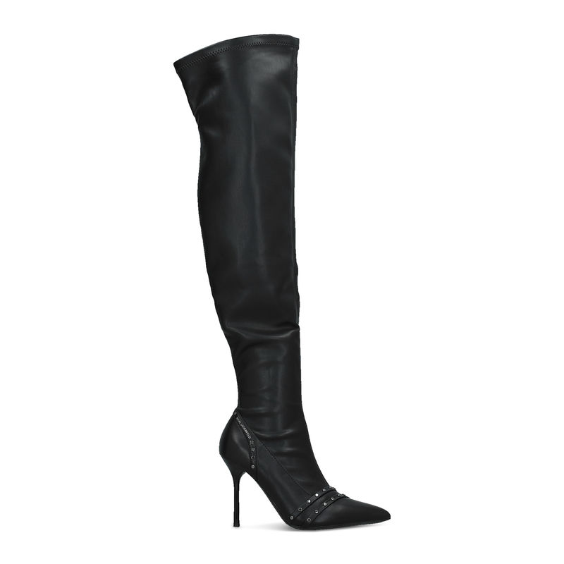 Ženske čizme Karl Lagerfeld Sarabande Stretch Knee Boot
