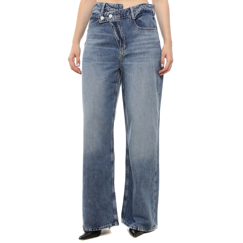 Ženske farmerke Guess GINA WIDE LEG