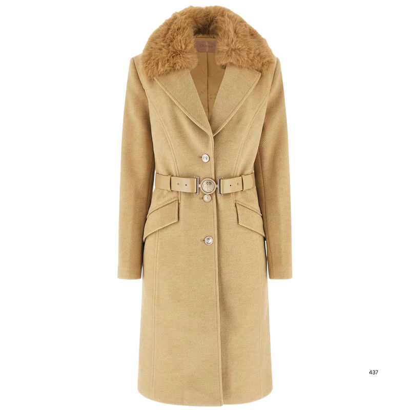 Ženski kaput Guess NEW PATRICE BELTED COAT