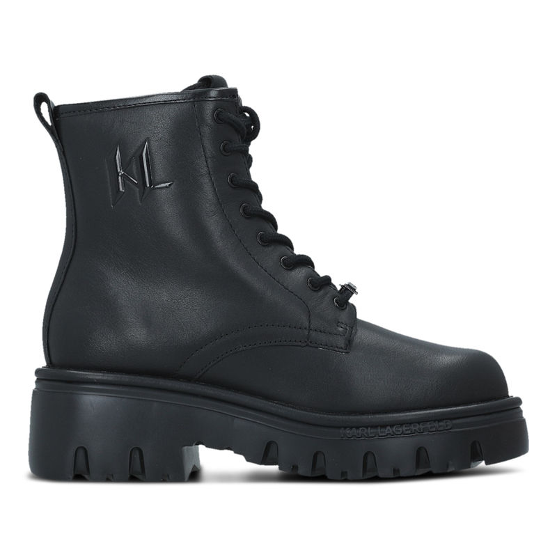 Ženske čizme Karl Lagerfeld Kombat Kc Mid Lace Boot