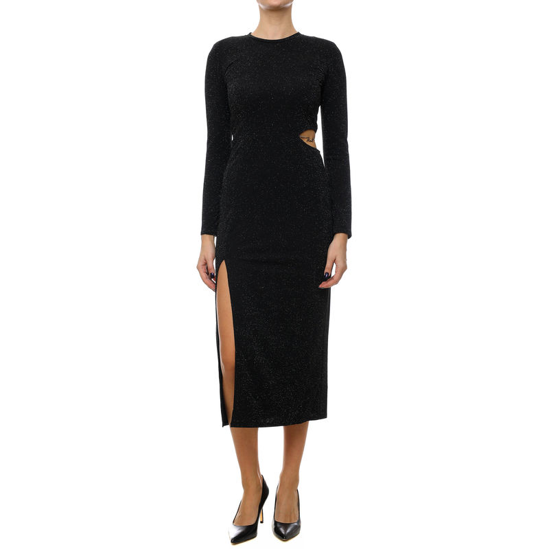 Ženska haljina Karl Lagerfeld Lslv Lurex Jersey Dress