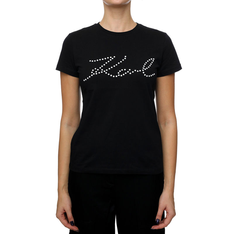 Ženska majica Karl Lagerfeld Karl Embellished T-Shirt