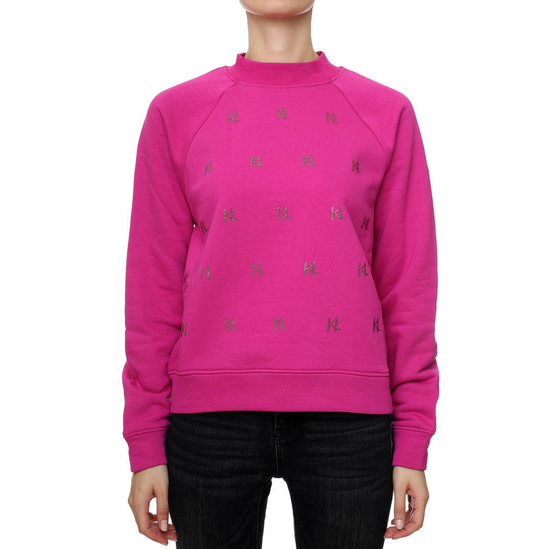 Ženski duks Karl Lagerfeld MONOGRAM RHINESTONE SWEATSHIRT