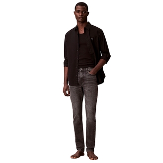 Muške farmerke Calvin Klein SLIM TAPER HEARST GREY JEAN
