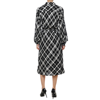 Ženska haljina Tommy Hilfiger TJW CHECK MIDI SHIRT DRESS