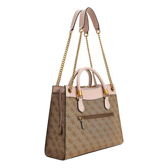 Ženska torba Guess Nell Logo Girlfriend Satchel