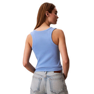 Ženska majica Calvin Klein woven label 2x2 baby rib tank