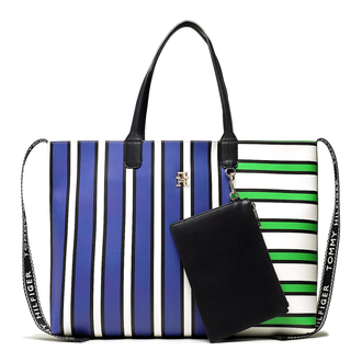 Ženska torba Tommy Hilfiger Iconic Tommy Tote Stripe Mix