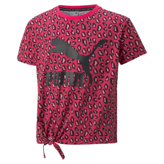 Dječija majica Puma CLASSICS SUMMER ROAR AOP KNOTTED TEE G