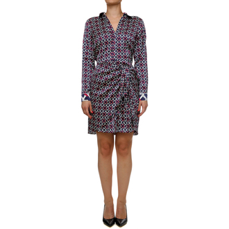 Ženska haljina Guess NEW LS ALYA PRINTED DRESS