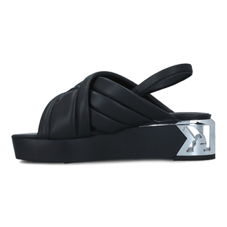 Ženske sandale Karl Lagerfeld K-BLOK WEDGE PUFFA STRAP SLINGBACK
