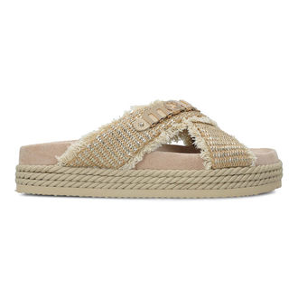 Ženske papuče Mou Criss-Cross Rope Sandal Raffia