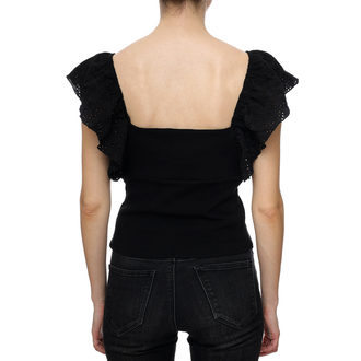 Ženska majica Guess Ruffle Slv Raina Top