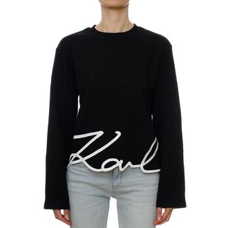 Ženski duks Karl Lagerfeld Karl Signature Hem Sweatshirt